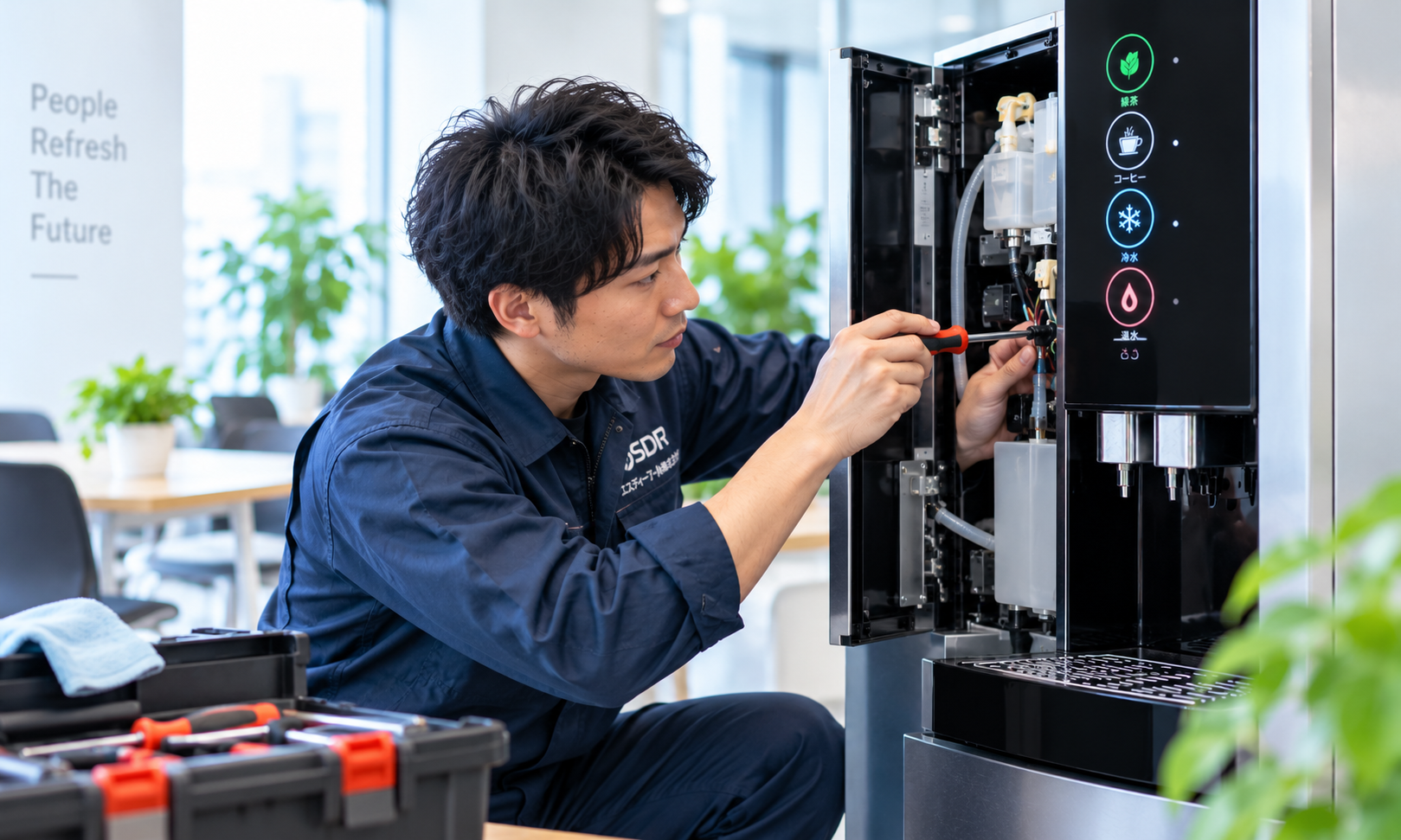 給茶機の故障・修理対応